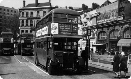 London Transport - AEC Regent III RT - KLB 593 - RT 1344