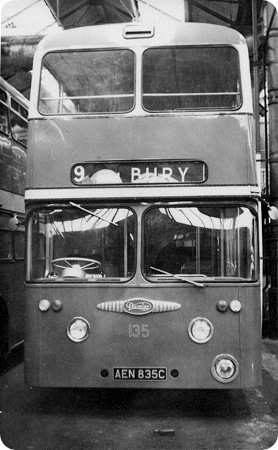 Bury Corporation - Daimler Fleetline - AEN 835C - 135