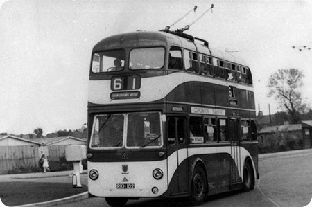 Hull Corporation RKH 102 Sunbeam MF2B Trolley Bus