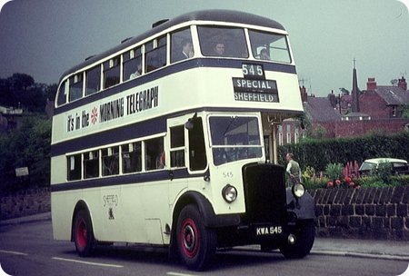 Sheffield Corporation - Leyland Titan PD2 - KWA 545 - 545