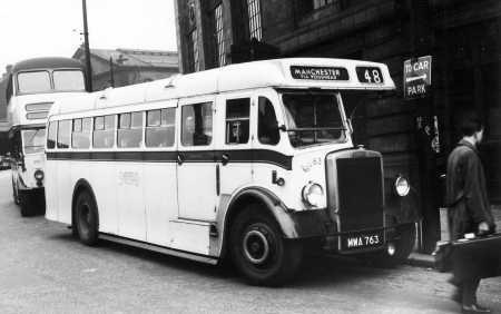 Sheffield Corperation Leyland Tiger MWA 763