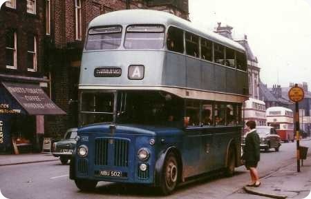 Oldham Corporation - Leyland Titan PD2 - NBU 502 - 402