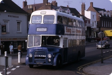 Stratford Blue - Leyland Titan - 669 HNX - 2